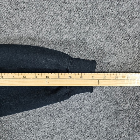 Y2K Detroit Motorcycle 2 Sided Zip Up Hooded Sweatshirt Mens Black Size L Skull‎ - Picture 6 of 6